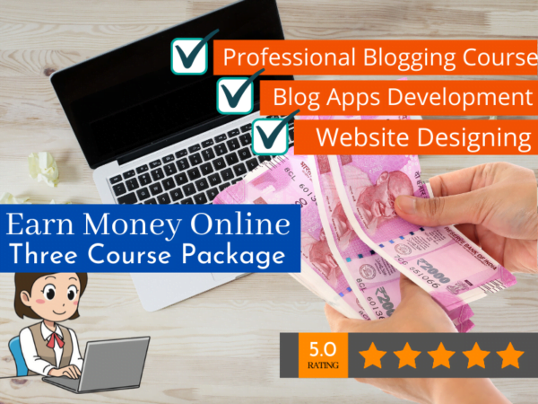 Earn Online Money With Three Professional Course Package By VedantSri